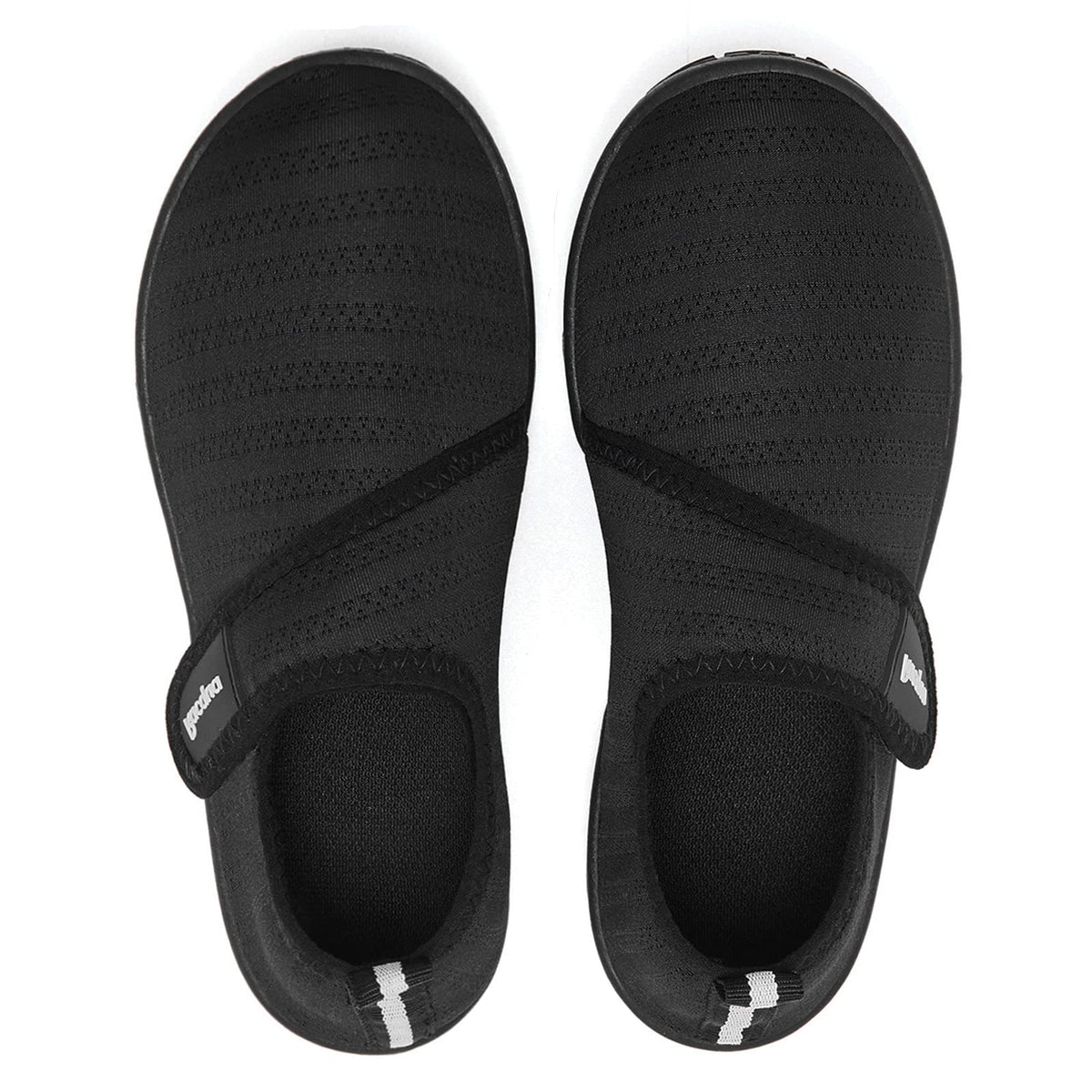 Racqua Kids Water Shoes Boys Girls Quick Dry Barefoot Lightweight Beach Sport Aqua Shoes Swim Pool Walking Surfing Boating Shoes Big Kid Black 5
