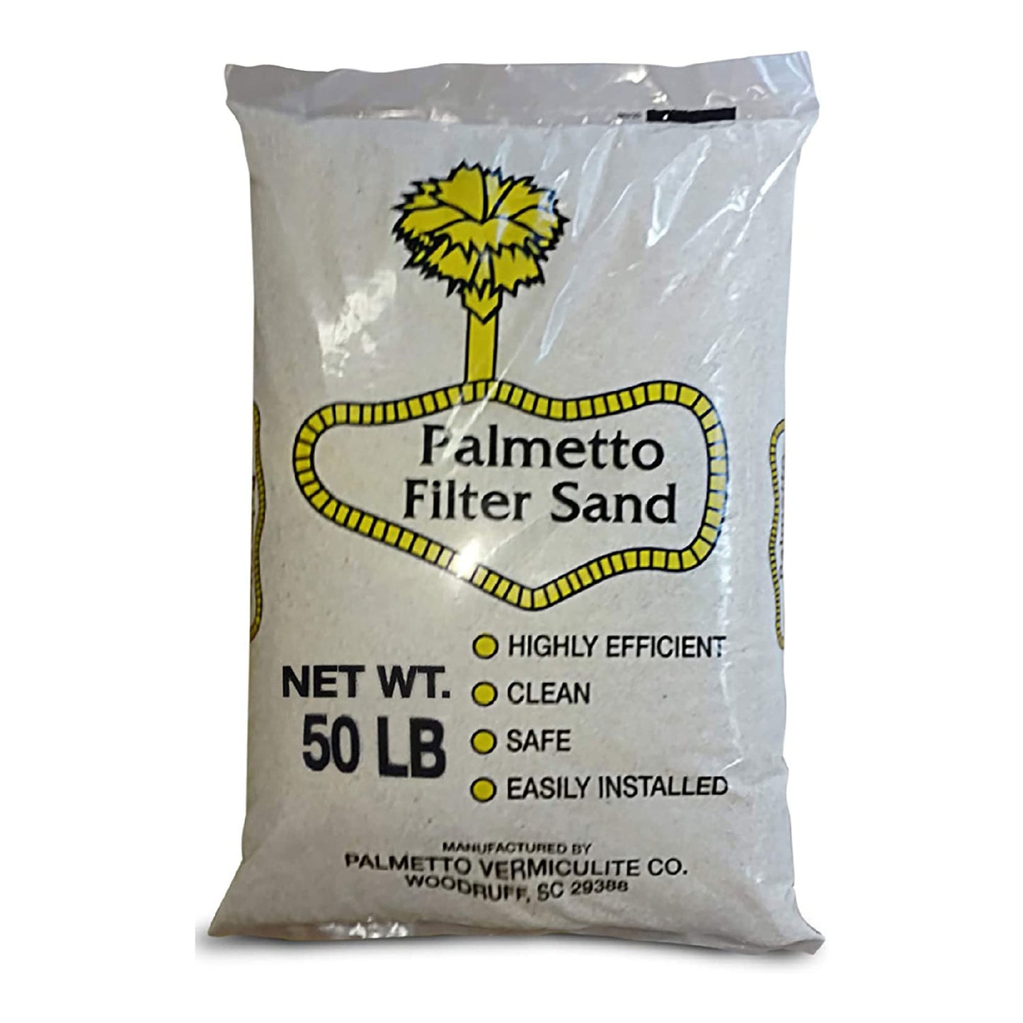 Palmetto 3 Pack Pool Filter Sand, Clean and Clear Water, Natural Sand for Residential and Commercial Pool Sand Filter Pumps, 50 Pound