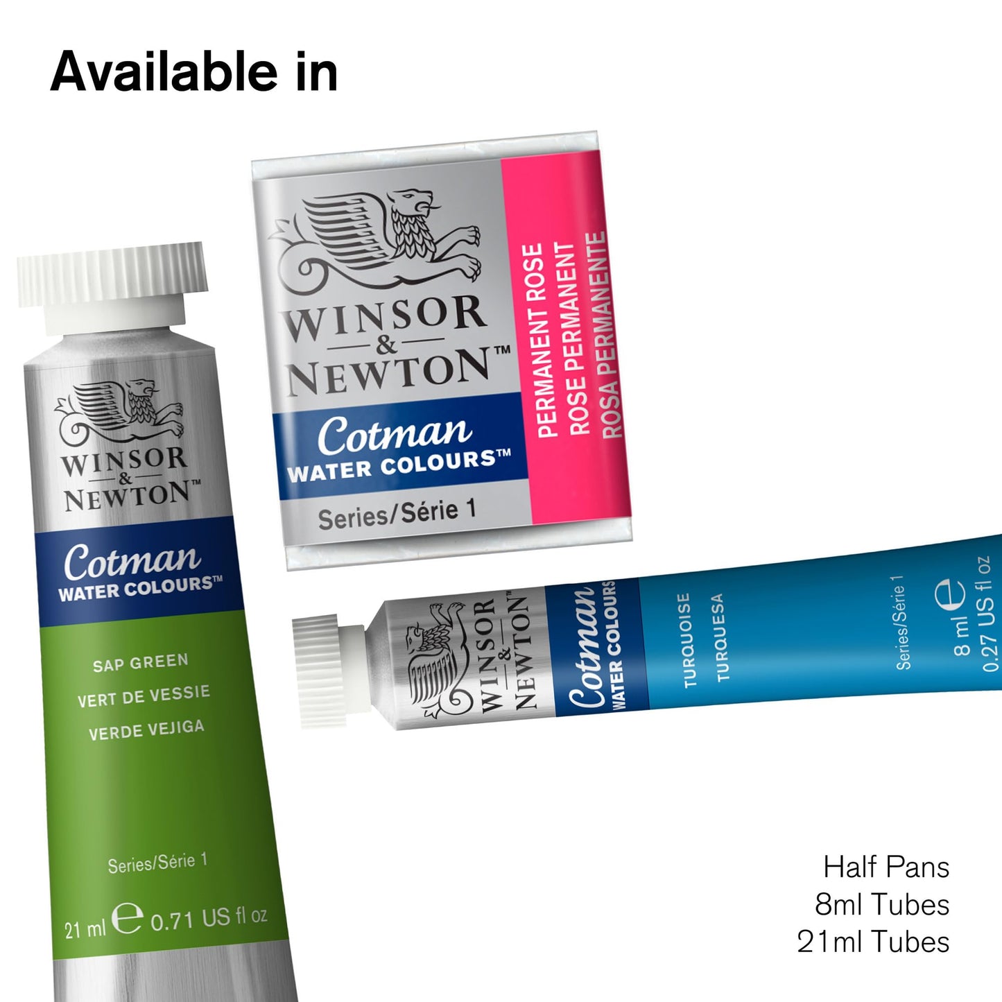 Winsor & Newton Cotman Watercolor Paint, 21ml (0.71-oz), Pewter