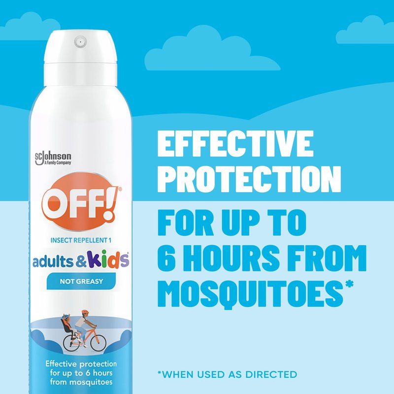 OFF! Insect Repellent Aerosol for Adults & Kids, Fragrance-Free Picaridin Bug Spray for Everyday DEET-Free Protection from Mosquitoes and Ticks, 5 oz