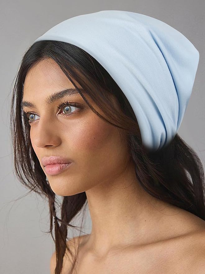 Tobeffect 7'' Wide Headbands for Women, Extra Large Turban Headband Boho Hairband Thick Cloth Fabric Head Bands Hair Accessories, 6 Pack