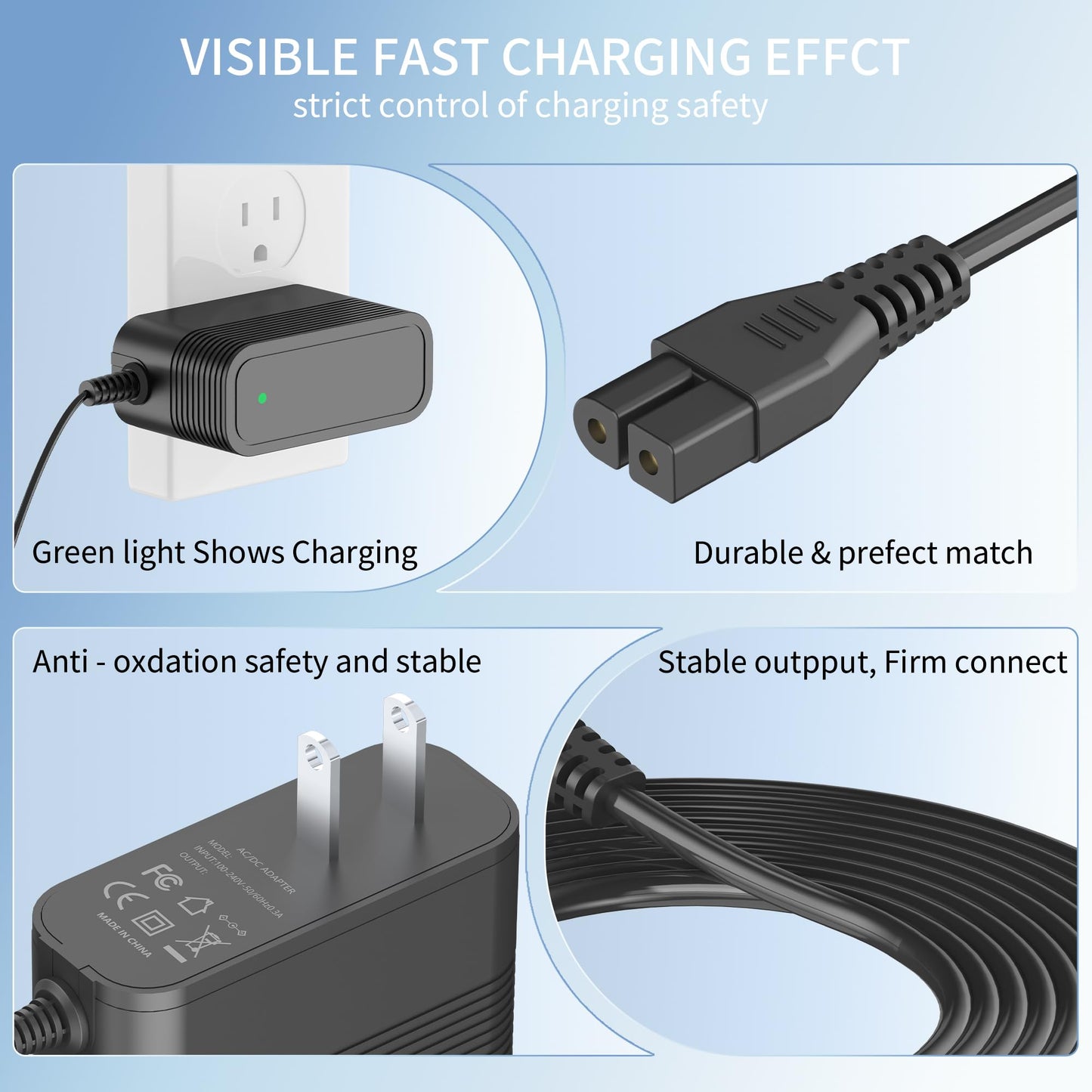 16.8V Power Charger for Aiper Scuba S1 Robotic Pool Cleaner Compatible with Aiper Scuba S1 E1 14.4V Battery Robotic Pool Vacuum Cleaner Charger