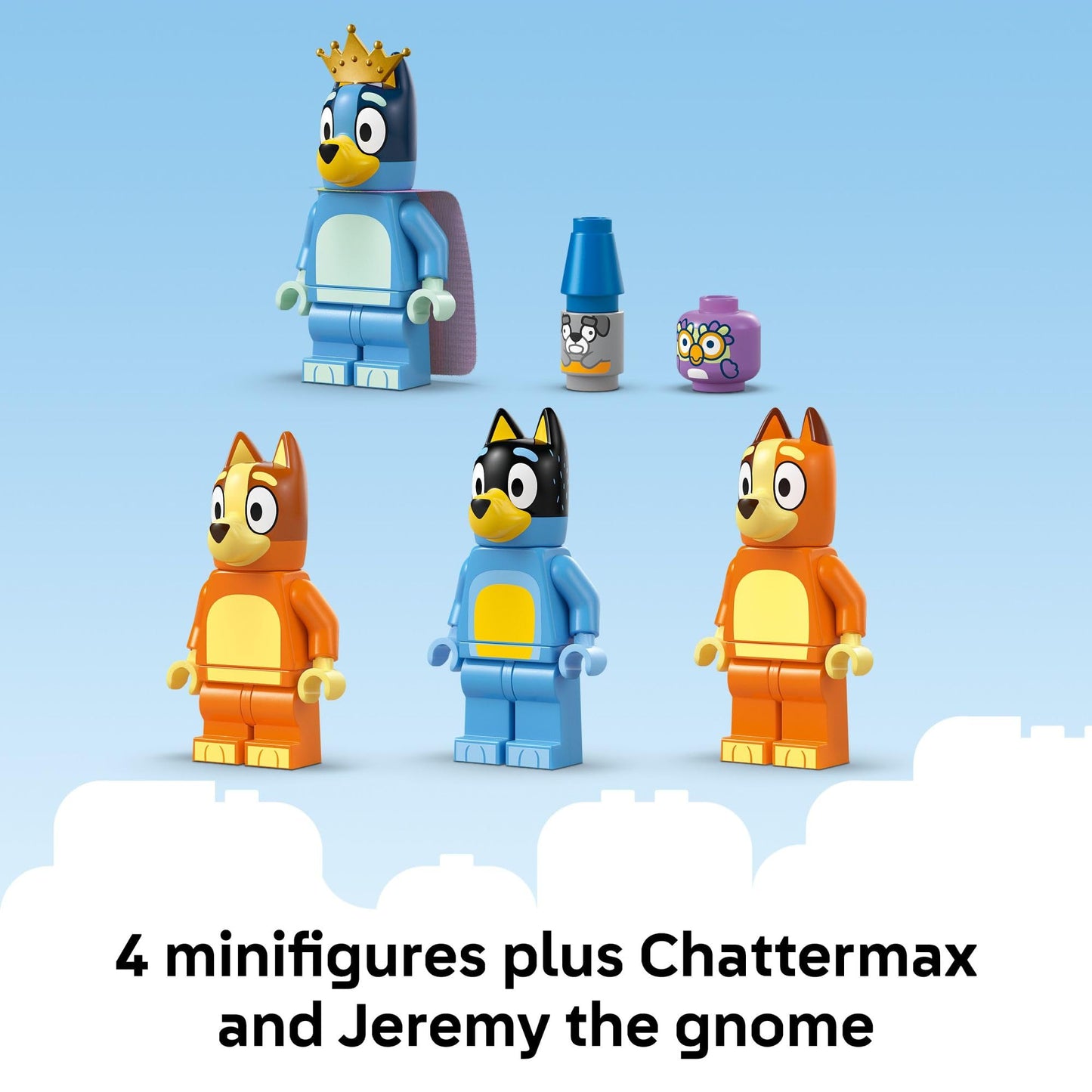 LEGO Bluey: Bluey’s Family House Building Toy - Pretend Play Toys & Figures Playset for Boys & Girls, Ages 4+ - with 5 Characters - Gift for Christmas - 11203