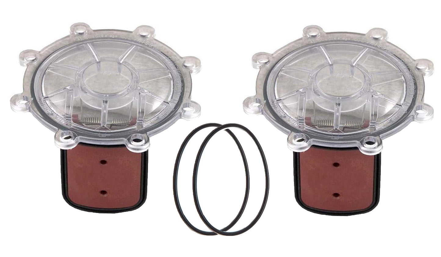 ATIE Pool 7056 Check Valve Cover with Flapper Assembly For Zodiac Jandy Check Valve 7235, 7236, 7305, 7511, 7512. (Include: 7451 Flapper, 7302 Spring, 7304 Pin, 7236 Cover, and 1132 O-Ring) (2-Pack)