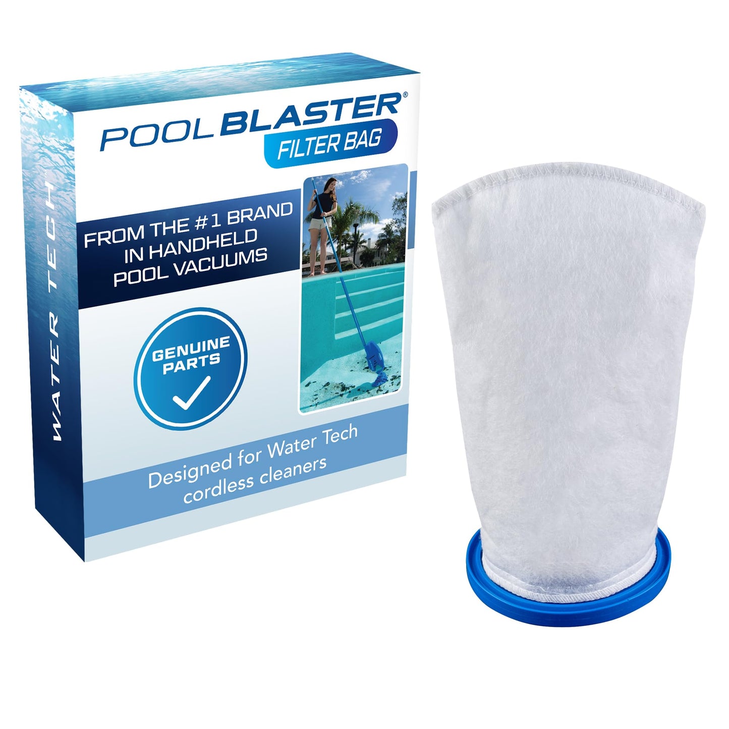 POOL BLASTER Genuine Replacement Xtreme Multilayer Filter Bag for Max CG, Max HD, Millennium, and Volt FX-8 Pool Vacuums by Water Tech