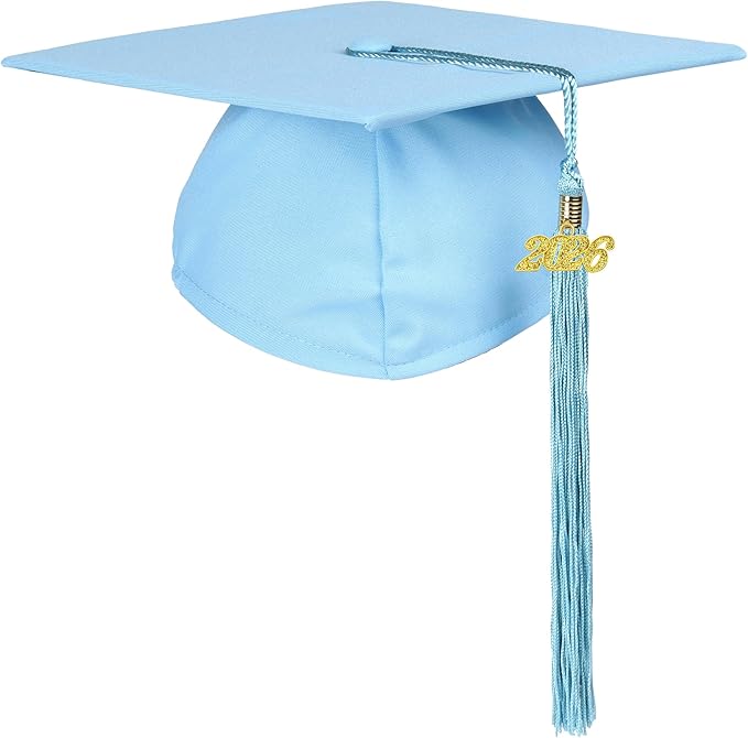 Newrara Graduation Unisex Matte Adult Graduation Cap with Tassel
