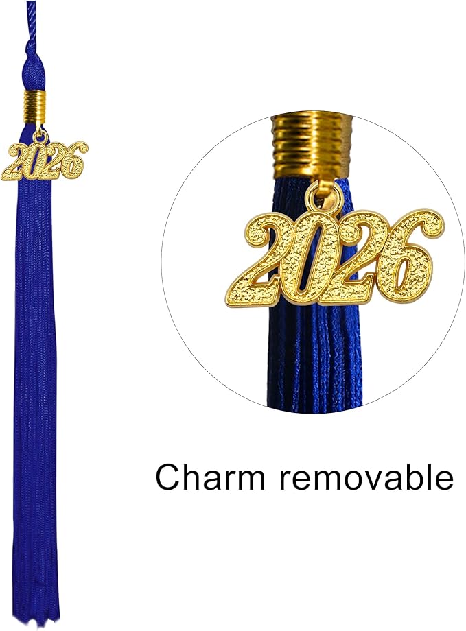 GraduatePro Matte Graduation Cap with 2026 Tassel for Adults High School and Bachelor Master 12 Colors