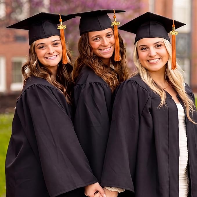 GraduationMall Single&Multiple Color Graduation Tassel with 2026 Year Charm 9"