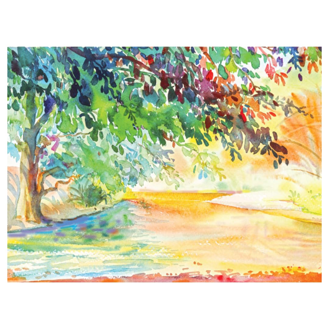 UCREATE Super Heavyweight Watercolor Paper, White, 140 lb., 12" x 18", 50 Sheets/Pack, Case of 6 Packs, 300 Sheets Total