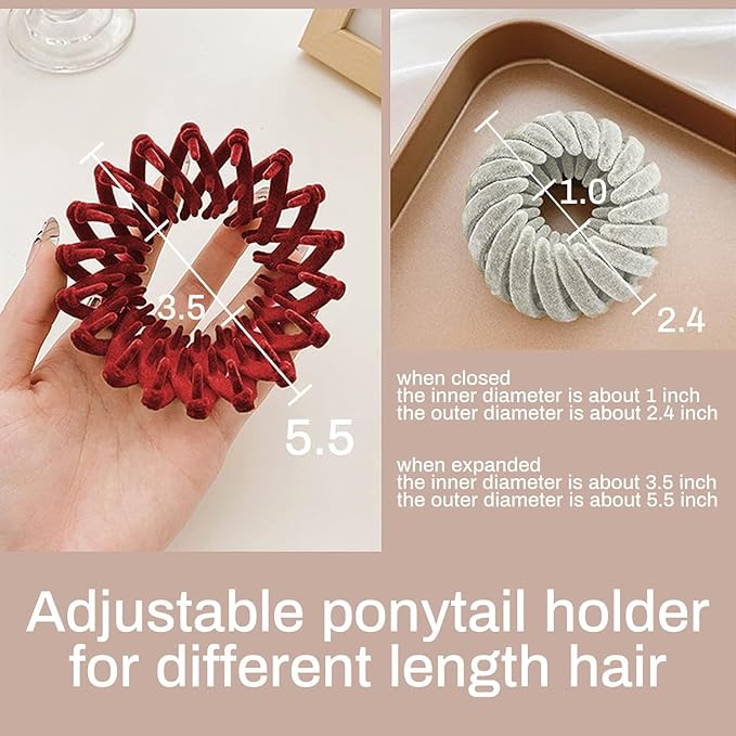 Sizobi Bird Nest Magic Hair Clip, Hair Accessories for Women,Hair Ties Bun Maker Scrunchies for Thick Thin Hair,Hair Clips for Women,Ponytail Holders