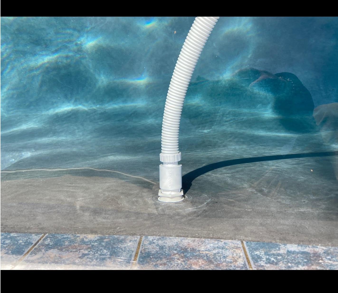 ATIE 360 Pool Cleaner UWF Connector Assembly 9-100-3008 with Quick Disconnect 9-100-3006, Wall Fitting 6-550-00, Filter Screen 6-504-00, Pressure Relief Valve 9-100-3009 for Polaris 360 Pool Cleaner