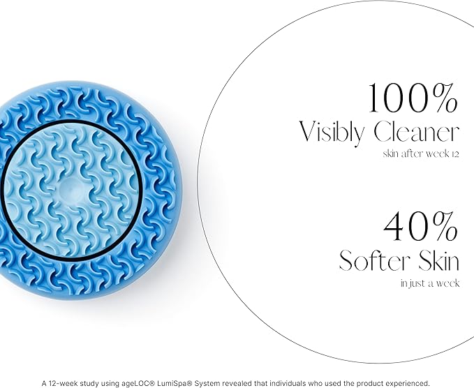 NuSkin ageLOC LumiSpa iO Silicone Treatment Head | Normal | Silicone Facial Scrubber & Exfoliator | Gentle Skin Cleanser for Daily Use | Promotes Smoother, Clearer Skin | Suitable for All Skin Types
