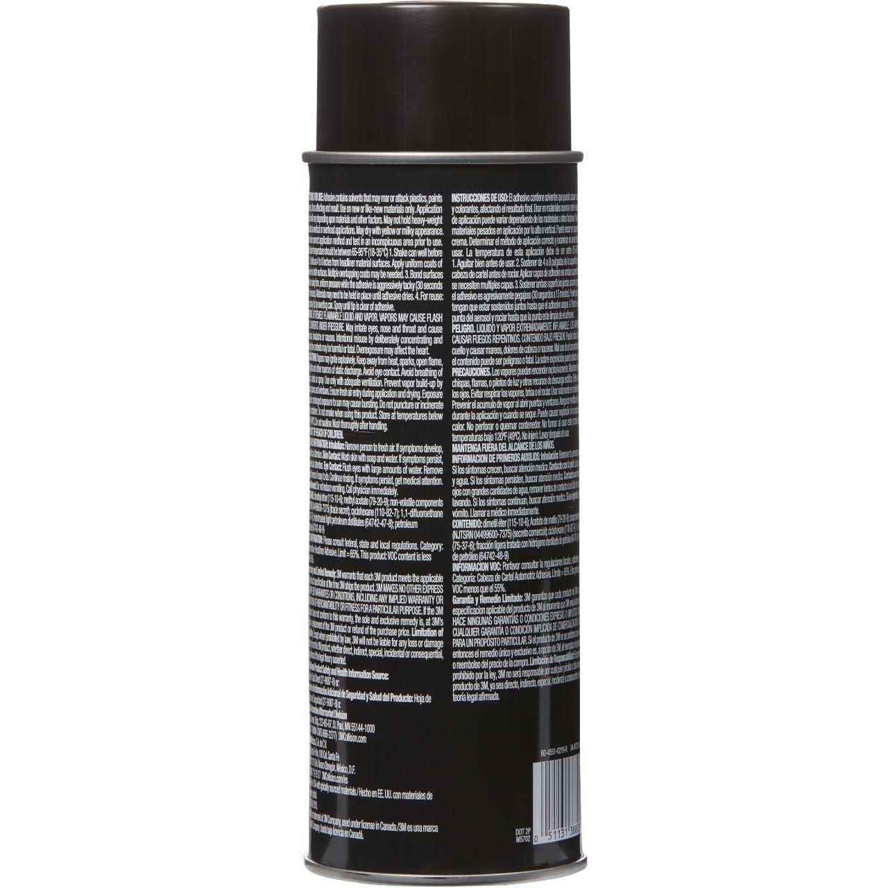 3M Headliner & Fabric Adhesive, 18.1 oz., Exceptional Strength Bonds Heavyweight Automotive Fabrics to Metal Surfaces, For Bonding Headlines, Carpet, Foam and Others, Quick & Easy Application (38808)