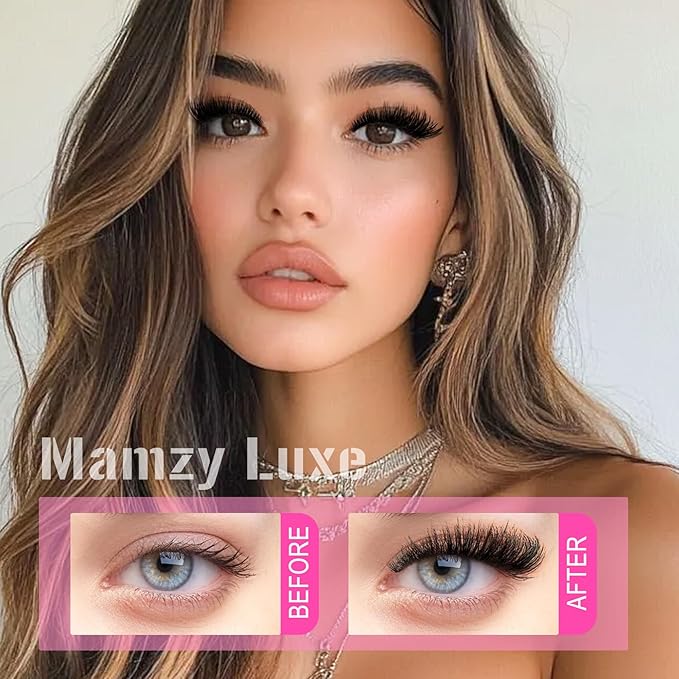 Lash Clusters 708PCS Cluster Eyelash Extensions 10-16MM Wispy Lashes Clusters 30+40+50+60+80+100D Eyelash Clusters Mix Daily Look Fake Eyelashes Extension