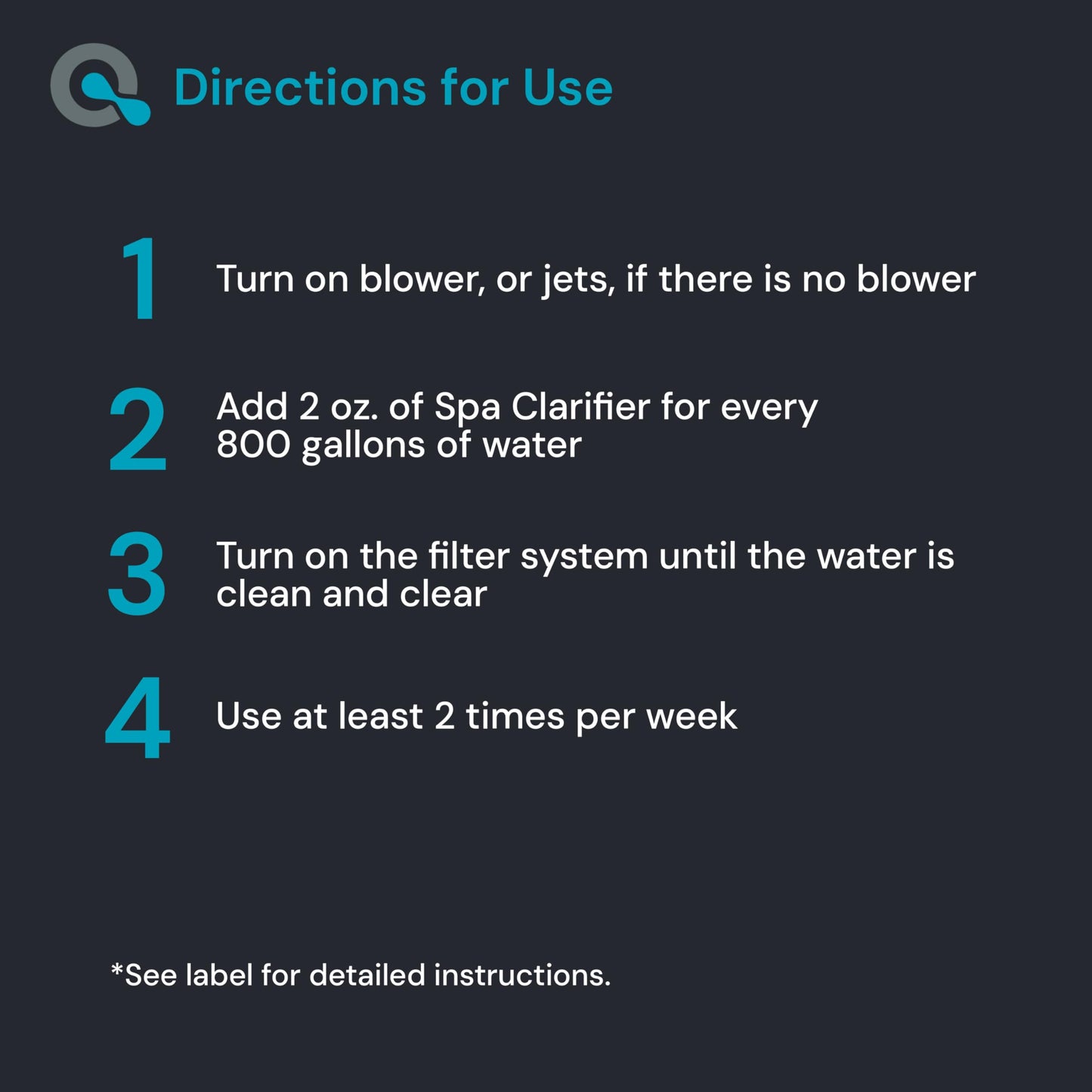 MAV AquaDoc Spa Clarifier & Hot Tub Clarifier for Fast Acting Cloudy Water Treatment, The Spa Clarifier Hot Tub Owners Love, Use Our Hot Tub Water Clarifier to Keep Your Spa Clear & Balanced - 32oz