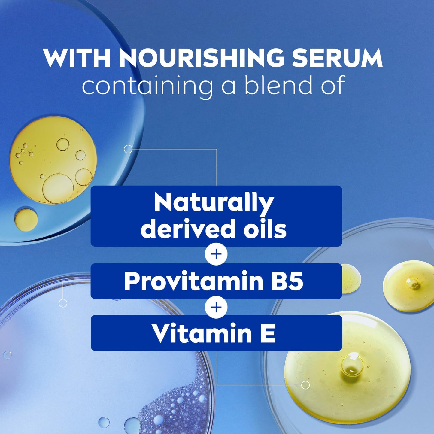 NIVEA Refreshing White Peach and Jasmine Body Wash with Nourishing Serum,Scented Body Wash for Women,Enriched with Provitamin B5 and Vitamin E,20 Fl Oz Bottle,(Pack of 6)