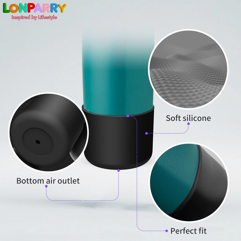 2-Pack Silicone Boot for Owala 32 oz Water Bottle, Anti-Slip & Scratch Noise Reduction Accessories, Rubber Bottom Protective Cover for Owala FreeSip, Twist & Flip Stainless Steel 32oz Water Bottles