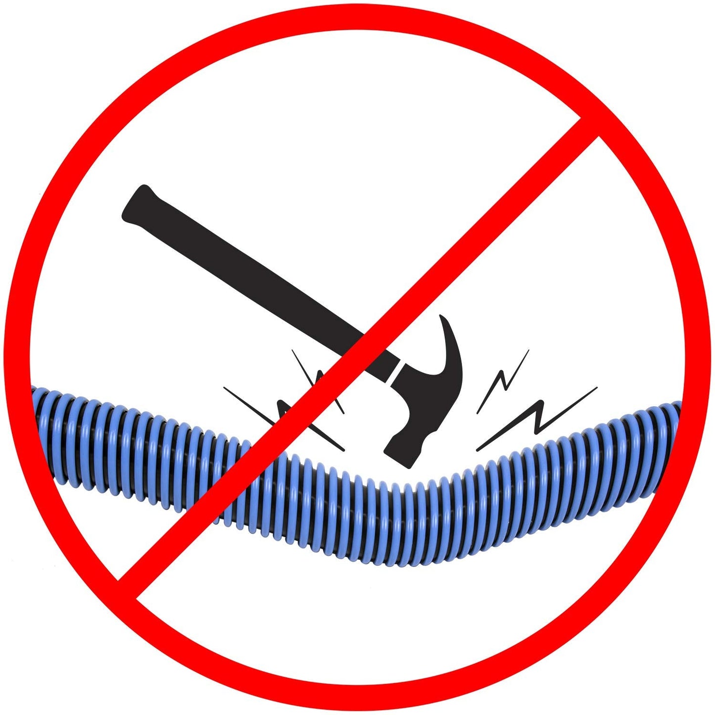 Poolmaster Manual Pool Vacuum Hose, 35 Ft x 1-1/2” for Inground & Above Ground Pools, Not for Automatic Cleaners, Kink-Free, Heavy Duty Pool Cleaner Hose with Swivel Cuff – Made in USA