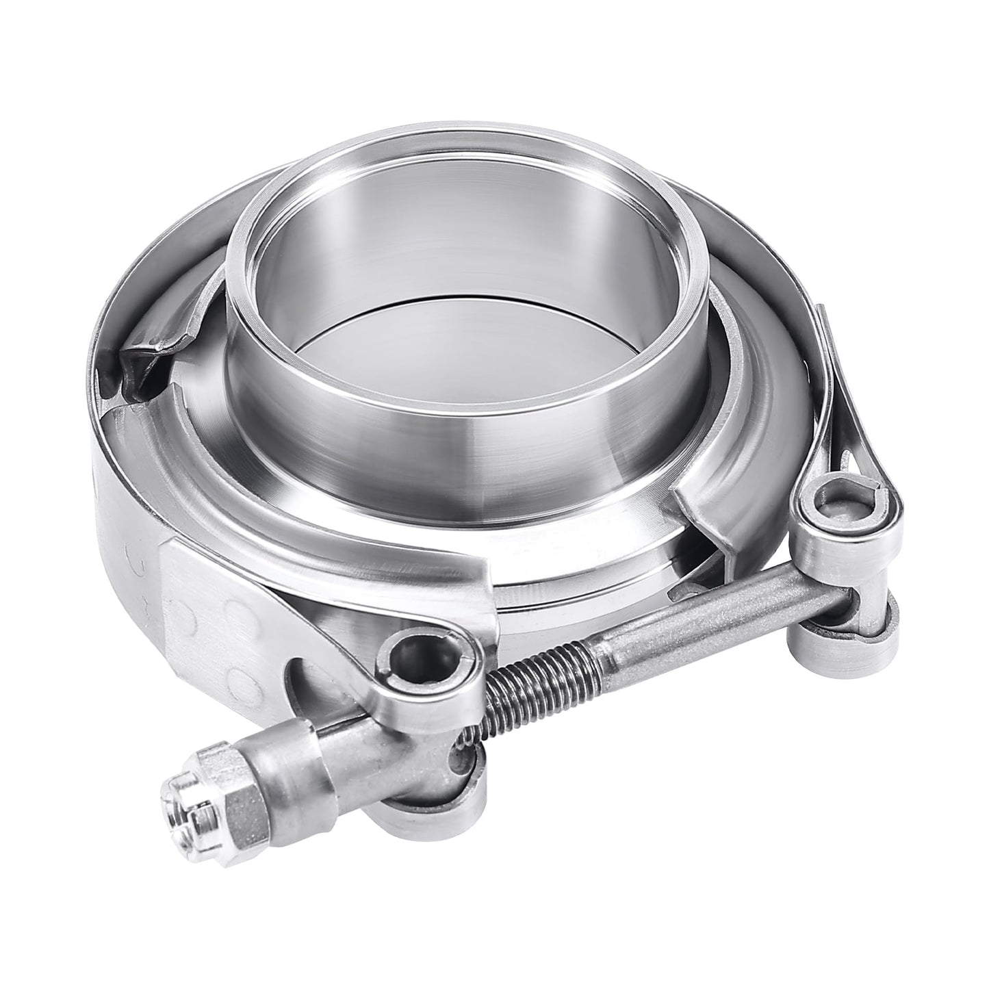 EVIL ENERGY V Band Clamp with Flange Male Female Stainless Steel (2, 1.5")