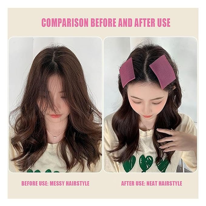 Hair pad packing 16 PCS Hair Pad Bangs patch for Men and Women accessories hair clips for styling sectioning (Pink Coffee Dark Green Dark Blue) US157