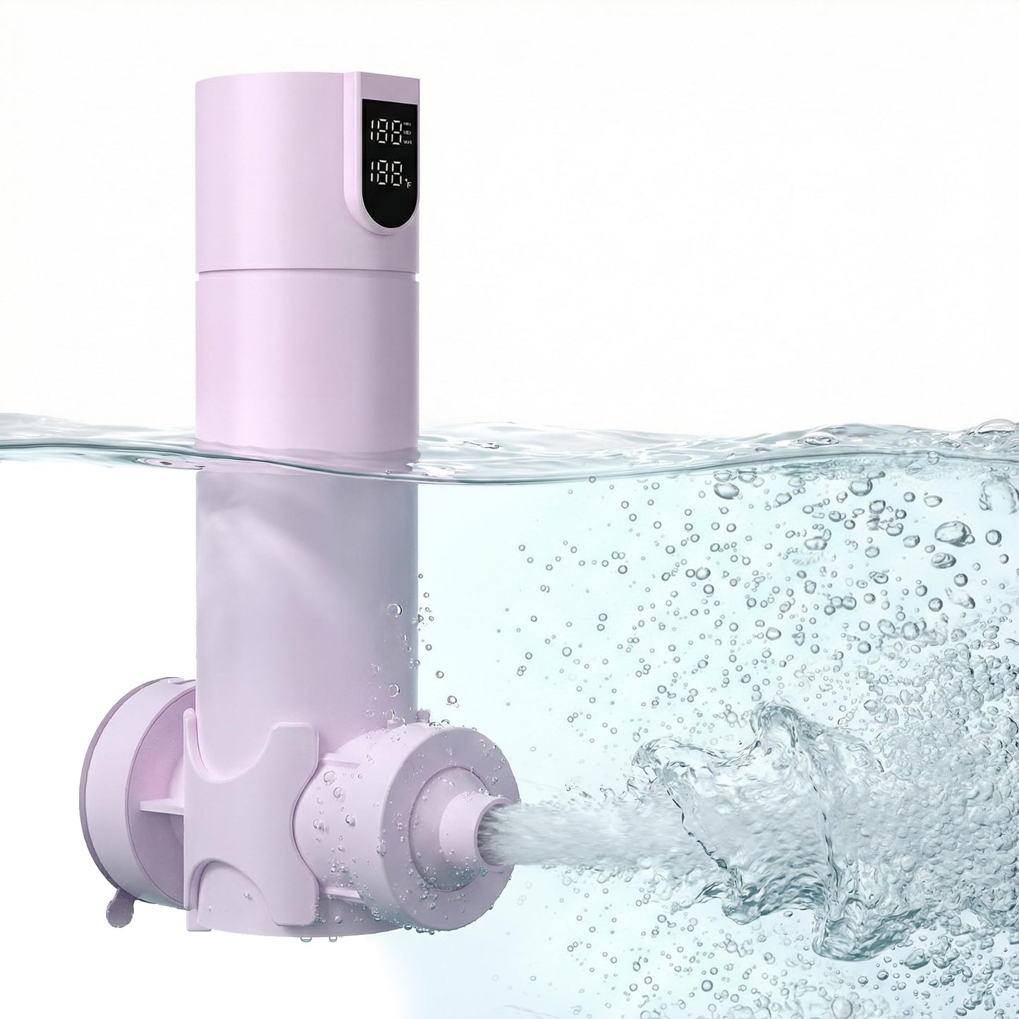 Bath Jets for Tub – Portable Cordless Bath Jet Spa for Bathtub with Vacuum-Lock Suction, Dual Jet & Bubble Mode, 360° Adjustable Water Flow