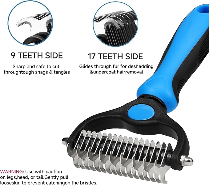 5-in-1 Pet Grooming Kit: Deshedding Rake, Nail Clipper, Grooming Gloves & Massage Brush for Dogs and Cats (Nail Clipper Set)