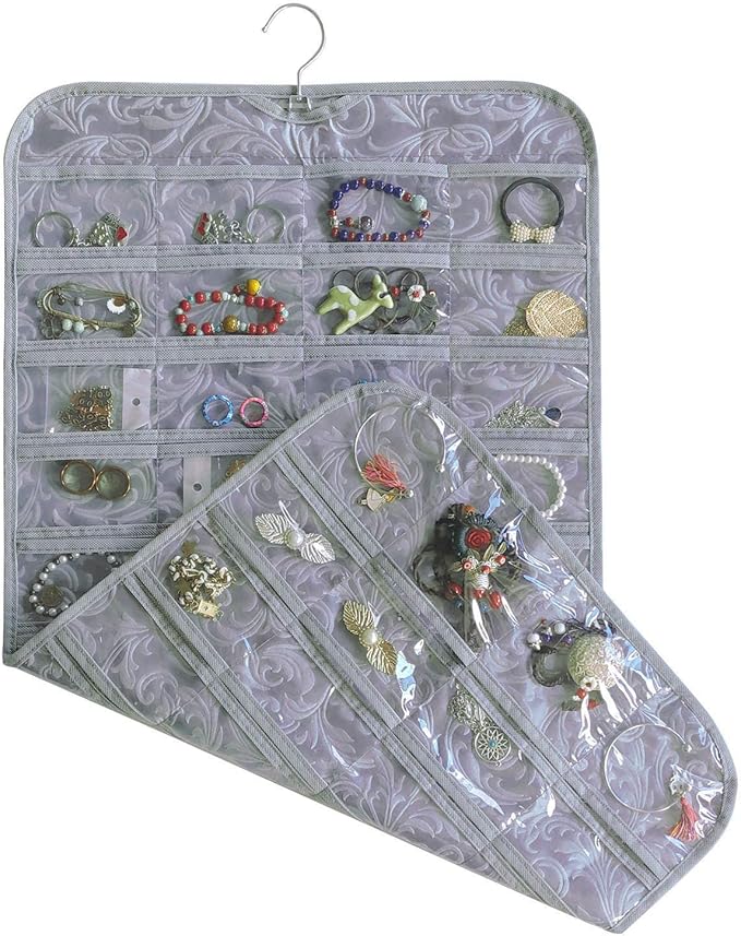 BB Brotrade Hanging Jewelry Organizer,Accessories Organizer,80 Pocket Organizer for Holding Jewelries