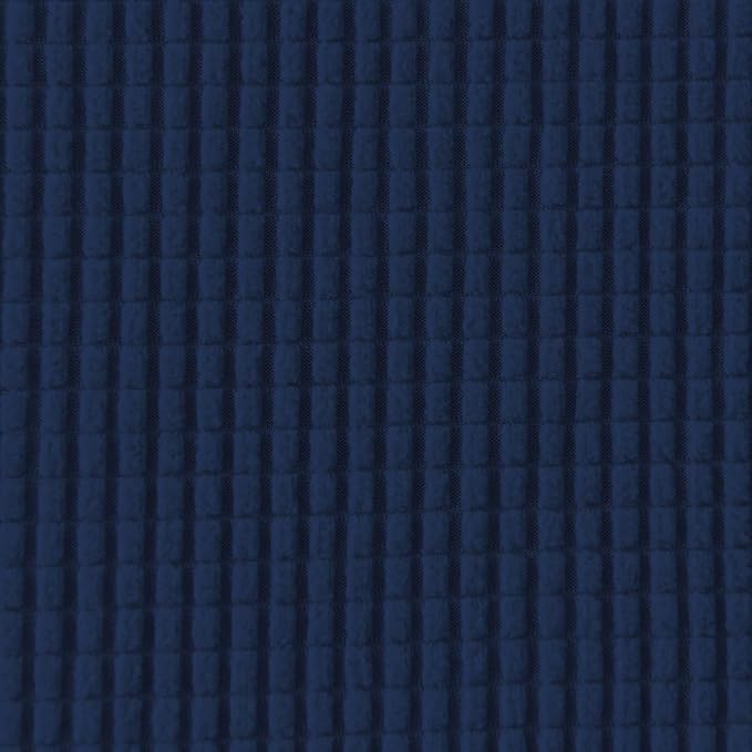 Easy-Going 8 Pieces Recliner Sofa Stretch Sofa Slipcover Sofa Cover Furniture Protector Couch Soft with Elastic Bottom Kids, Spandex Jacquard Fabric Small Checks Navy
