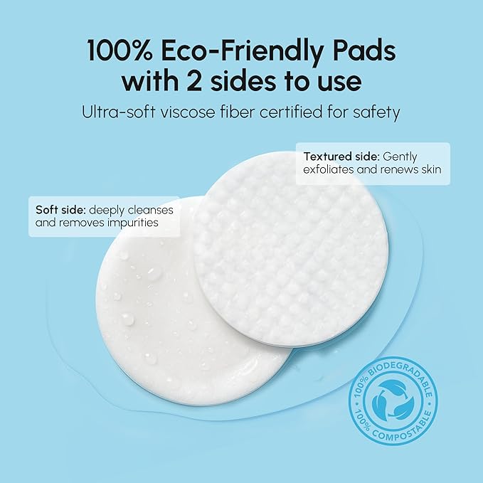 MAREE Glycolic Acid Pads Ã¢ÂÂ 200 Toner Pads for Face Cleansing Ã¢ÂÂ Facial Exfoliating Pad with Tea Tree Oil, Salicylic Acid & Vitamins E, B3, B5 Ã¢ÂÂ Acne Clearing Face Pad, Skin Pore Resurfacing & Radiance
