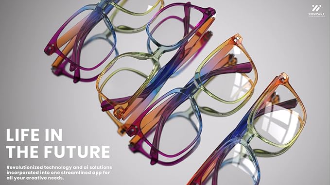 Oversized Square Blue Light Blocking Glasses for Women and Men - Gaming & Computer Anti-Fatigue
