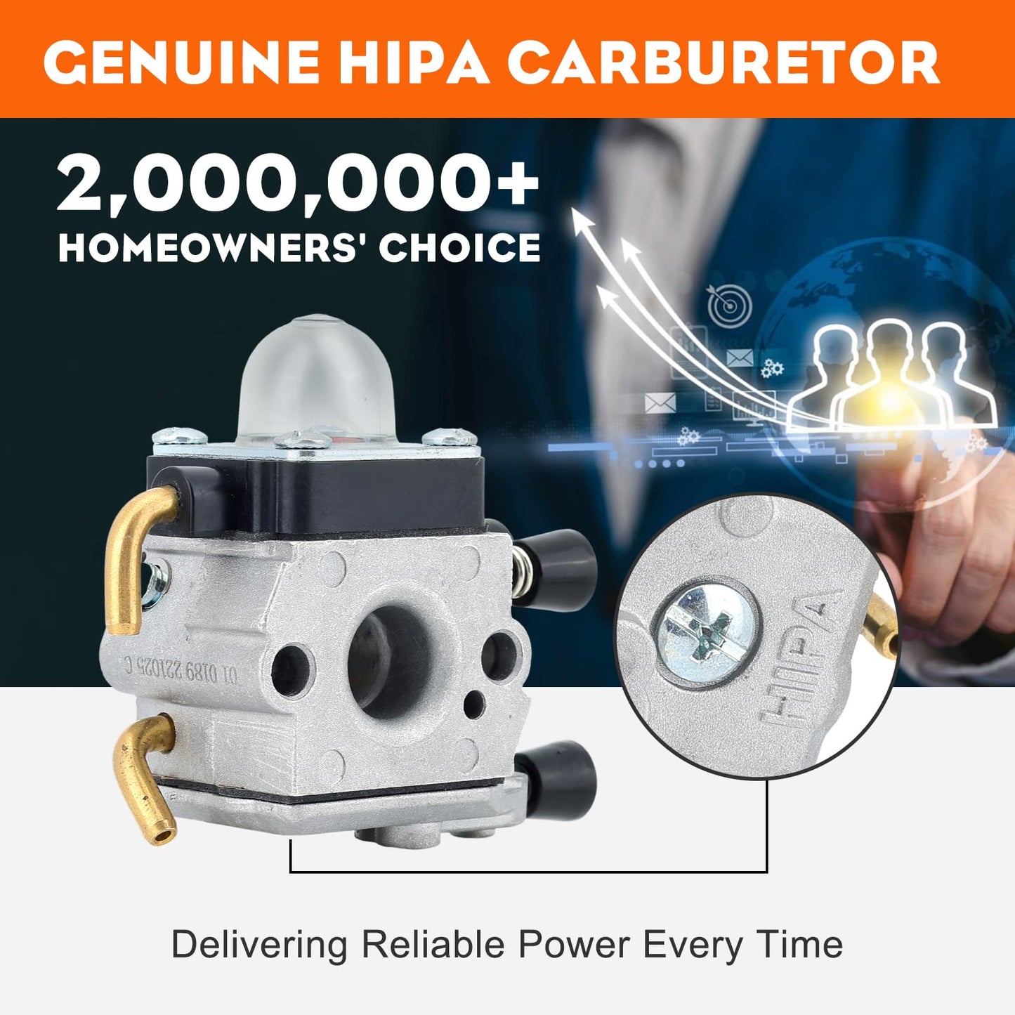 Hipa FS80R Carburetor for STHIL FS85 FS85R FS80 FS72 FS74 FS75 FS76 FS85RX HS72 HS74 HS75 HS76 HS80 HS85 HL75 FH75 FC75 FC85 KM80 HT70 HT75 String Trimmer Weedeater w Maintenance Kit