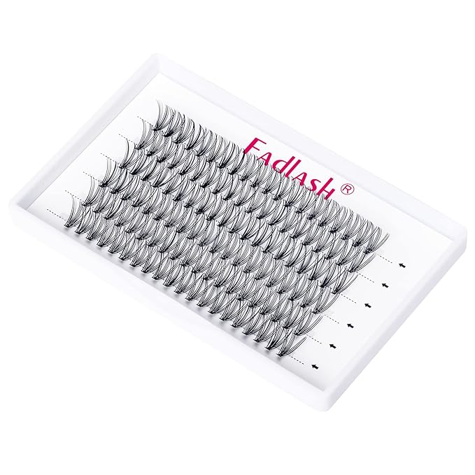 Lash Clusters Extensions 20D Individual Cluster Lashes Mixed Tray Black Mink DIY Eyelash Extensions and Under Eyelashes Professional Makeup (20D-0.07-D, 12mm)