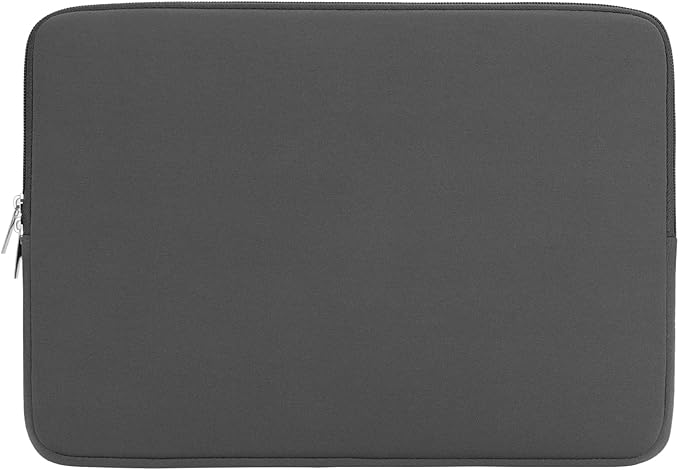 RAINYEAR 14 Inch Laptop Sleeve Case Protective Soft Padded Zipper Cover Carrying Computer Bag Compatible with 14" Notebook Chromebook Tablet Ultrabook (Gray)