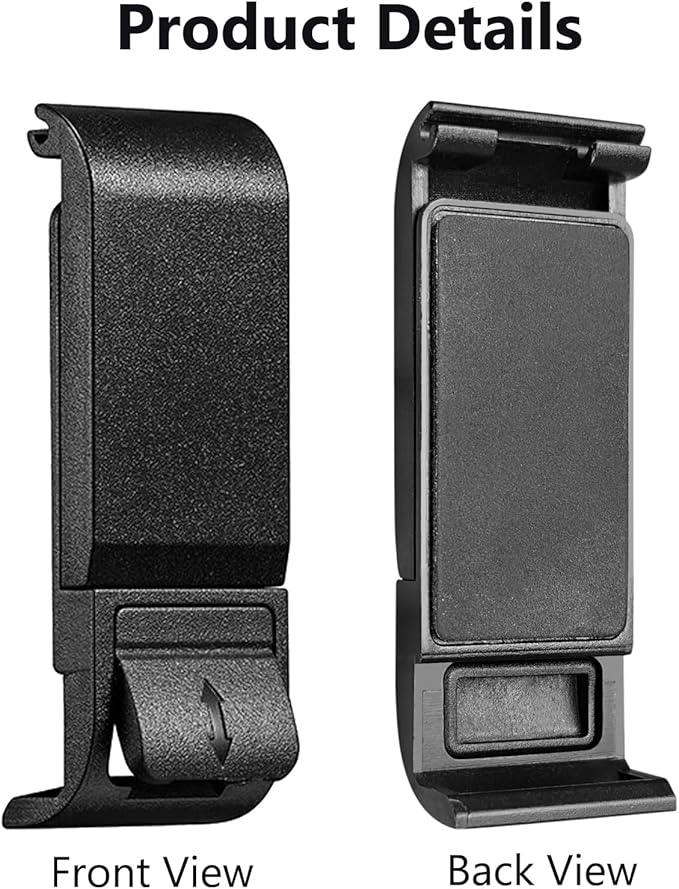 Replacement Battery Door Cover Compatible with GoPro Hero 13, 12, 11, 10, 9 Black Cameras, Dustproof Side Door Camera Accessories for Hero13
