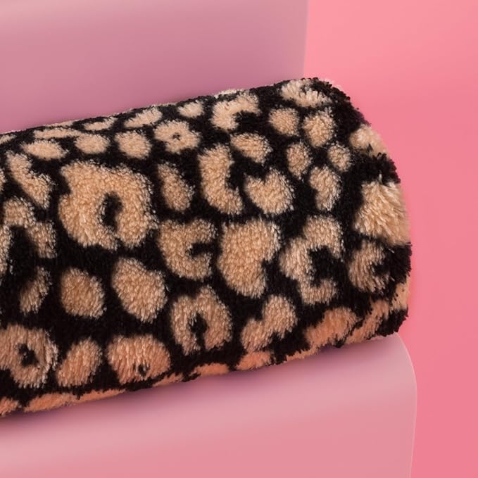 ERASE YOUR FACE Reusable Makeup Remover Cloths - Microfiber Face Towels to Cleanse & Remove Makeup - Water Activated for Sensitive Skin - Pink & Black (2 Count)