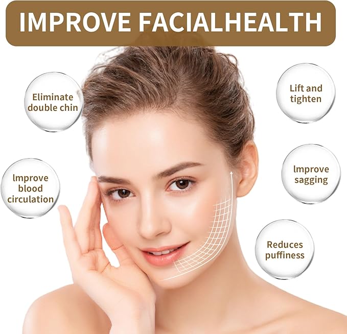 2 PCS Lymphatic Contour Face Brush,Lymphatic Drainage Brush,Dry Lymphatic Drainage Massager,Ergonomically Designed to Fit The Skin Precisely
