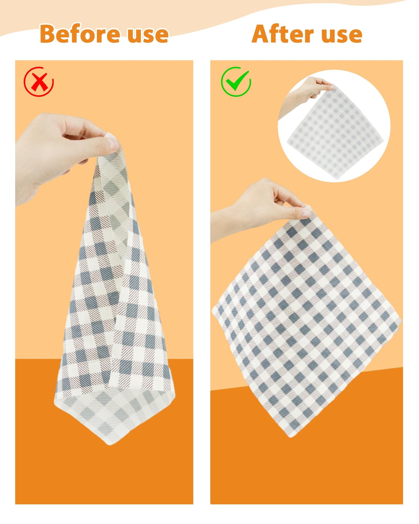 PLANTIONAL Light Weight White Iron-On Non-Woven Fusible Interfacing: 16.5" x 30yds Light Weight Non-Woven Interfacing Iron On Polyester Single-Sided Interfacing for DIY Crafts Supplies