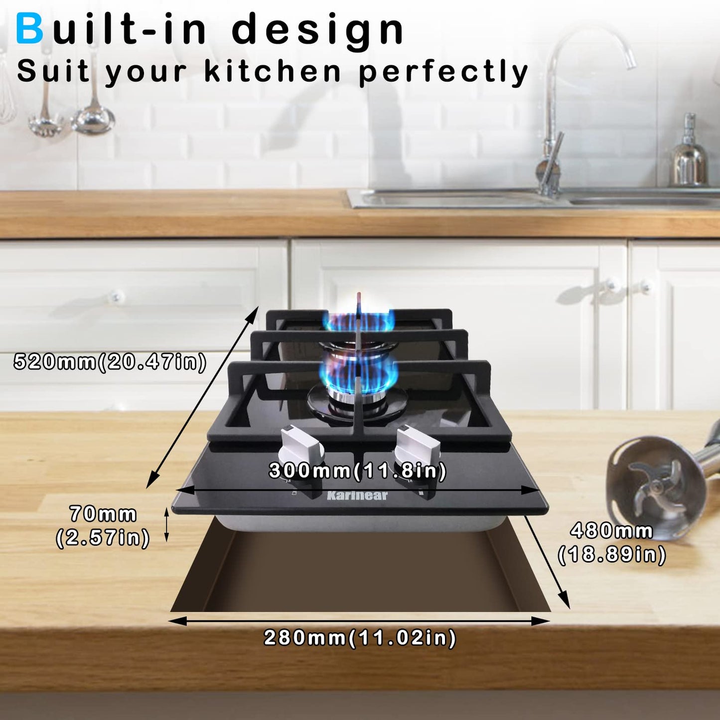 karinear Gas Cooktops (new 2 burner)