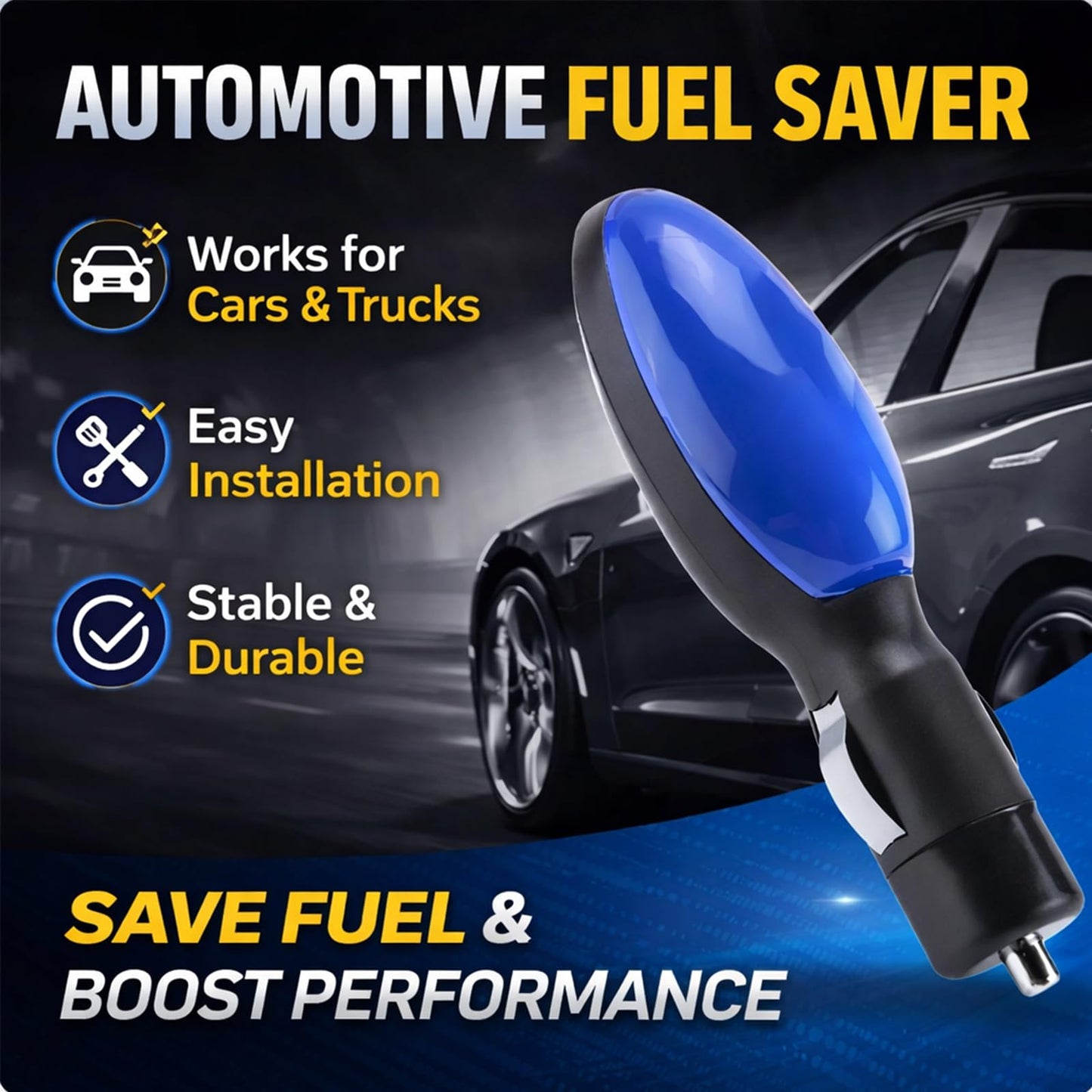 Car Part Fuel Saver, 2026 New Gas Saver Device, Advanced Fuel Saving Device and Gas Economizer for Optimal Fuel Efficiency, Universal Fuel Gas Saver for All Cars (3PCS)