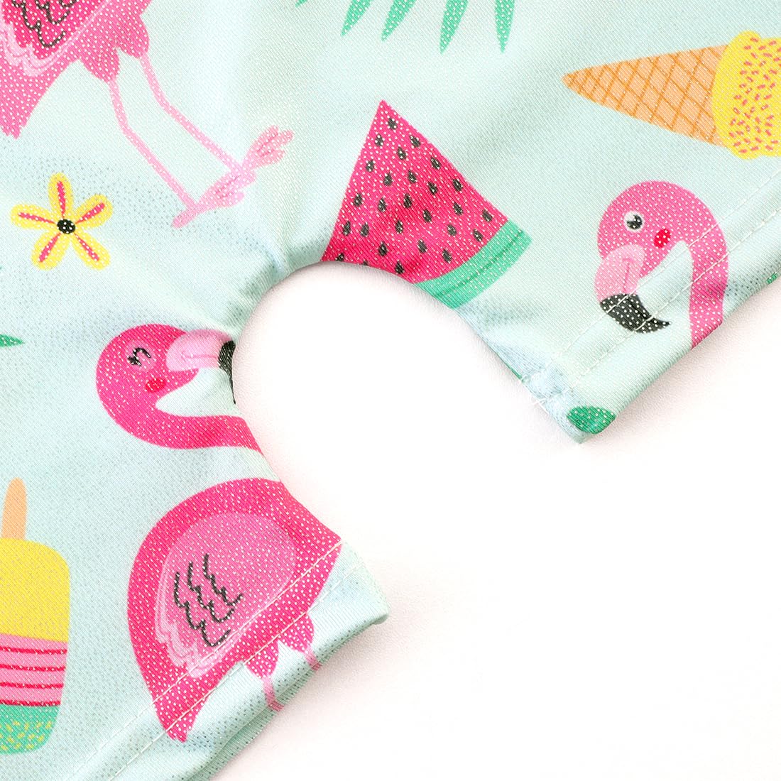 HOZIY Toddlers Gymnastics Leotards for Girls 3t 2t Aqua Green Pink Flamingo Fruit Ice Cream Tropic Leaf Gymnastic Clothing Clothes Dance Glitter Sparkle Biketard Outfit