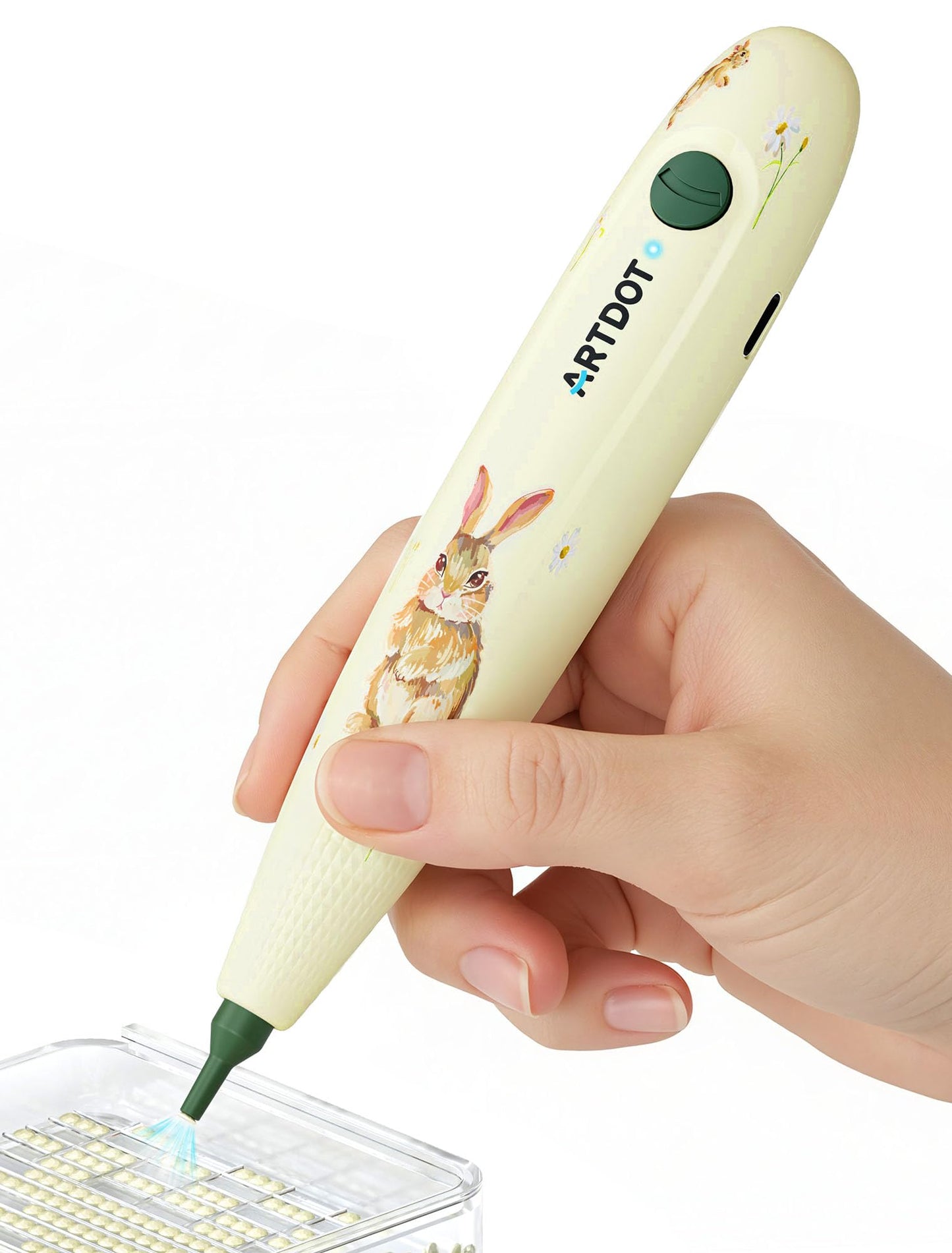 ARTDOT Wireless Vacuum Pen for Diamond Art Kit for Adults, Long-Lasting Electric Pen for Diamond Painting Accessories and Tools