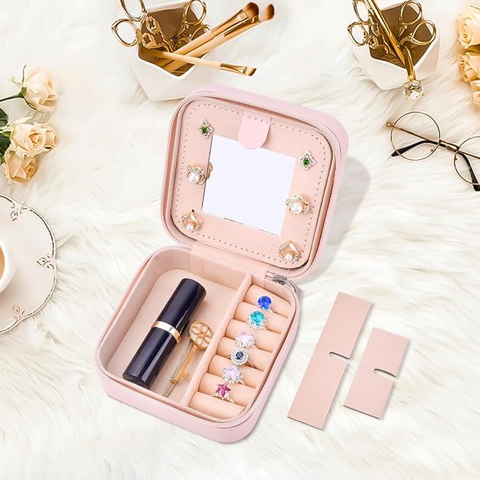 Personalized Gifts for Women, Mothers Day Mom Gifts Teacher Appreciation Gifts Travel Jewelry Case Box Organizer for Wife Daughter Aunt Friend Grandma…
