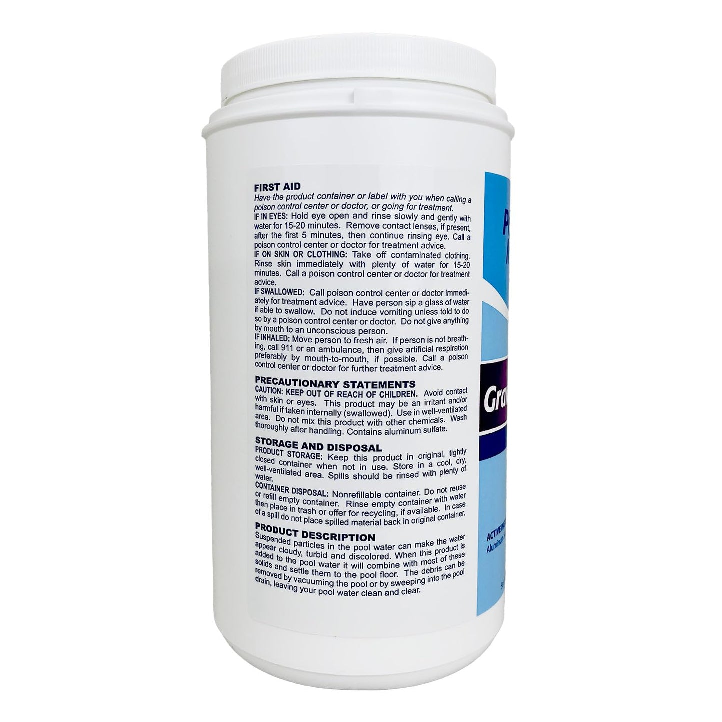 Pool Mate 5-Pounds 2-Pack Premium Granular Flocculant, Pool Clarifier, Made in USA
