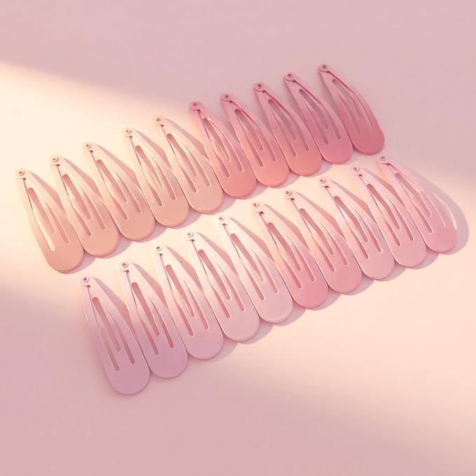 Hair Clips for Girls: 2 inch No Slip Metal Barrettes Snap for Toddlers Kids 150pcs (30 colors)