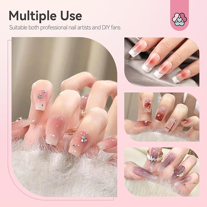 SAVILAND 100PCS Nail Sponges for Ombre: Purple Nail Art Sponges With Grabbing Pen Ombre Nail Sponge Gradient Nail Tools Aura Nails Ombre Nail Brush Professional Home DIY Nail Art Salon