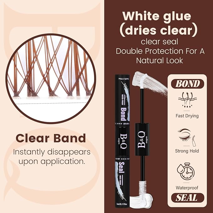 B&Q Brown Lash Clusters Blonde Velure Eyelash Cluster for Light Hair, MochaLash Cluster Eyelash Extensions Soft Browns False Eyelashes Comfortable Velure Eyelash Clusters（Velure 06）