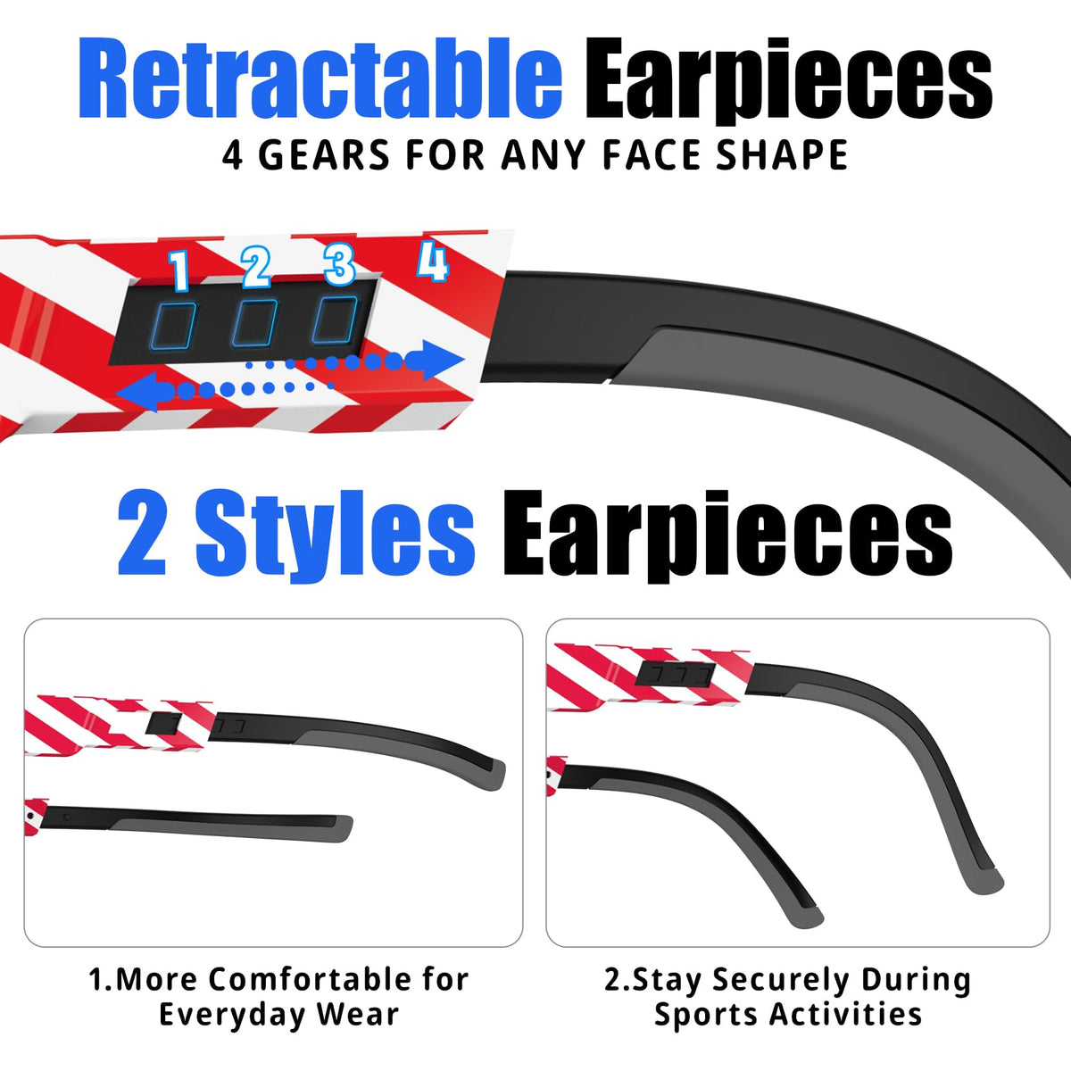 X-TIGER Polarized Youth Baseball Sunglasses UV400 Kids Sunglasses Boys Girls 8-12 Youth for Softball Cycling Sports Glasses