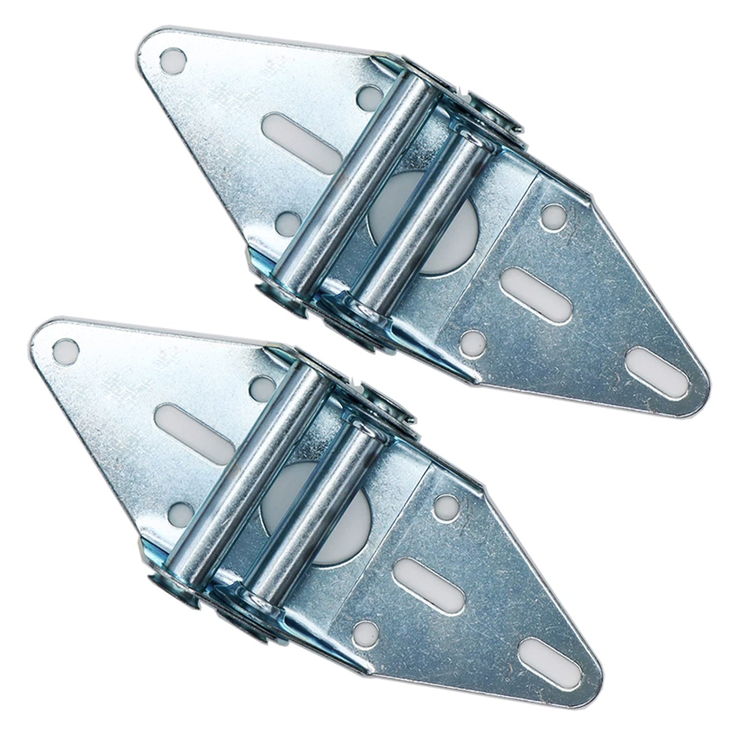 2 Packs Garage Door Hinges #3 with Galvanized Finish - Heavy Duty 14 Gauge Steel, Suitable for Residential/Light Commercial Garage Door Replacement