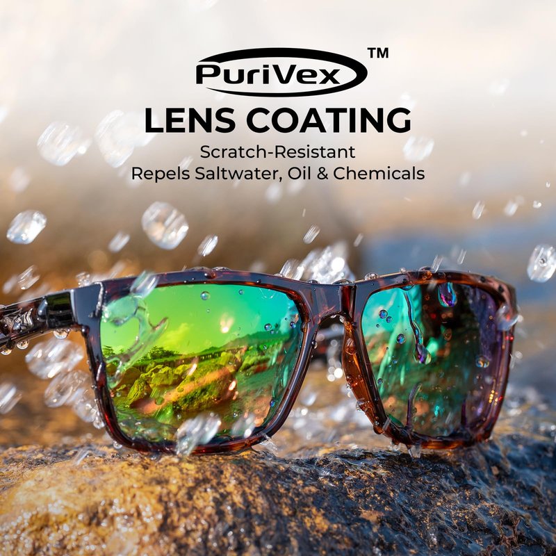 KastKing FlatRock Polarized Sport Sunglasses for Men and Women, Ideal for Driving Fishing Cycling Running, UV Protection