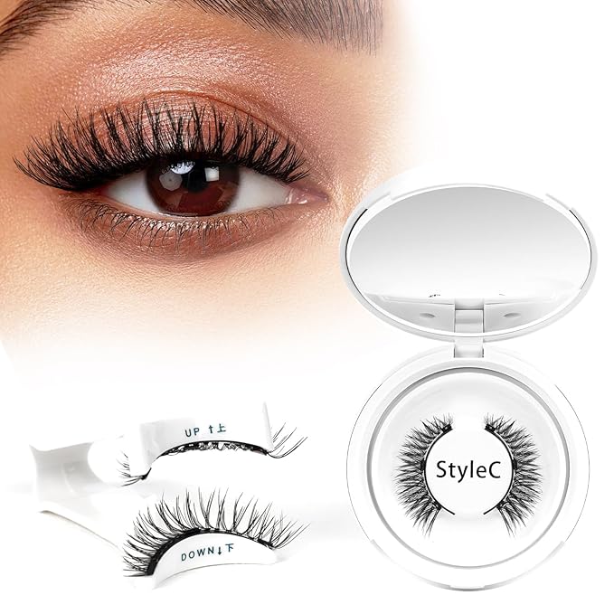 Higu clace Magnetic Eyelashes with Applicator Soft Magnetic Lashes Natural Look Wispy Magnet Lashes Easy to Wear and Remove Ã¯Â¼ÂDJCX-C03Ã¯Â¼Â